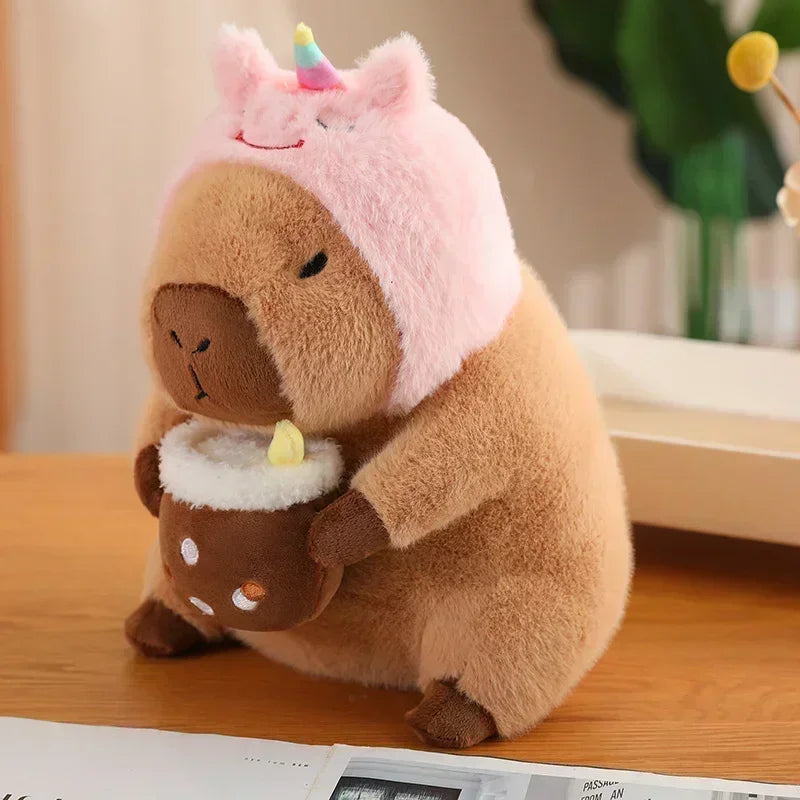 Kawaii Capybara Plushies – Cute Toast Stuffed Animal Doll