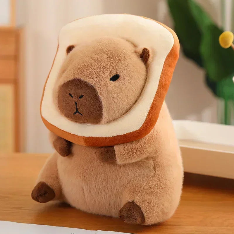 Kawaii Capybara Plushies – Cute Toast Stuffed Animal Doll