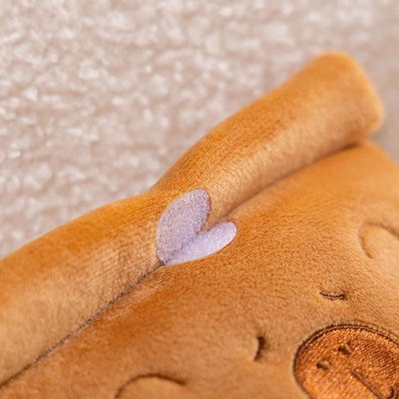 Capybara Snack Bag Plush Toy – Cute Soft Stuffed Animal Doll (19cm)