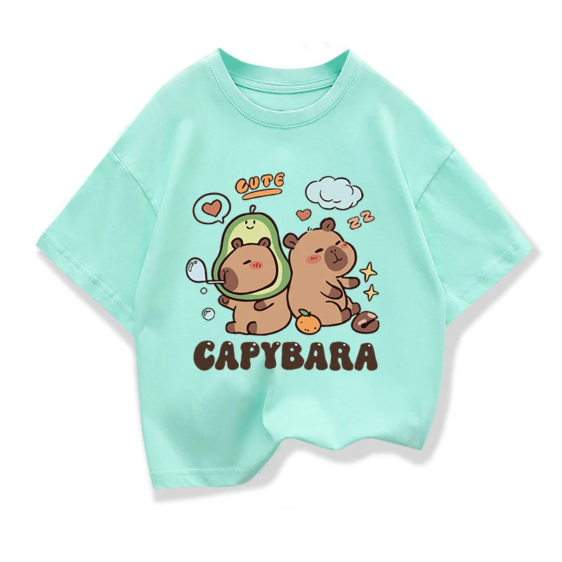 Cartoon Cotton T-Shirt for Kids (Ages 3-12) – Summer Casual Tee