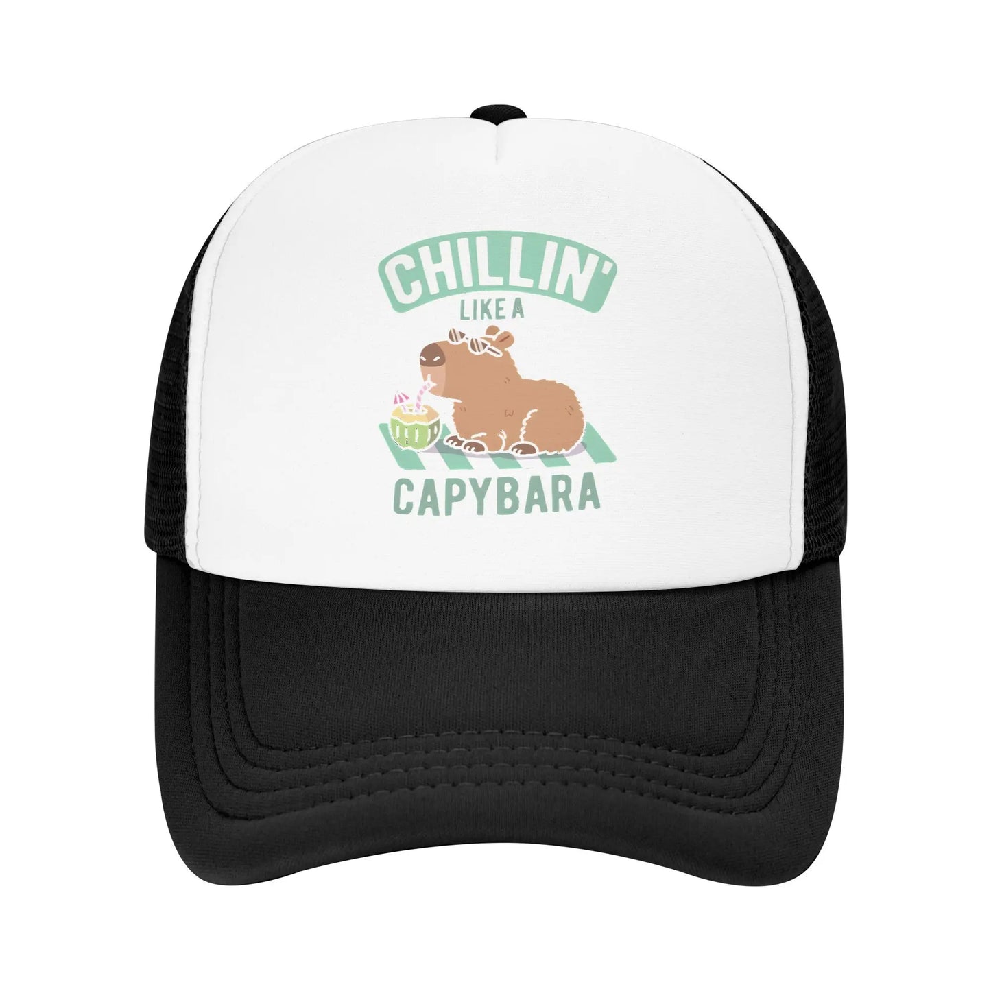 Capybara Trucker Hat – Adjustable Mesh Baseball Cap