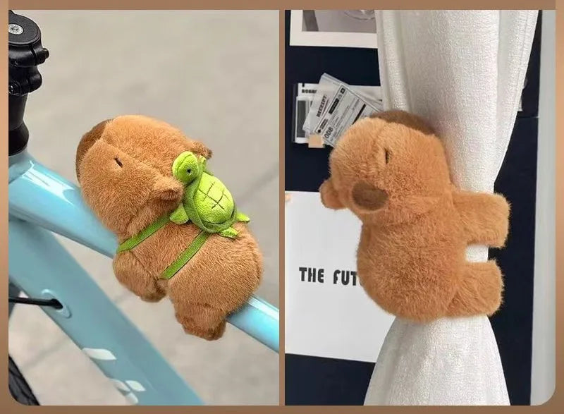 Capybara Hug Slap Bracelet – Plush Toy Wristband