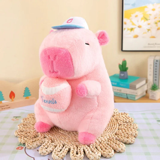 Fluffy Capybara Plush Toys – Big Kawaii Stuffed Animal (25/40/50cm)