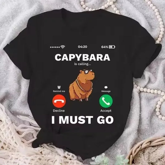 Funny Capybara Lover Tees for Adult Capybara Lovers