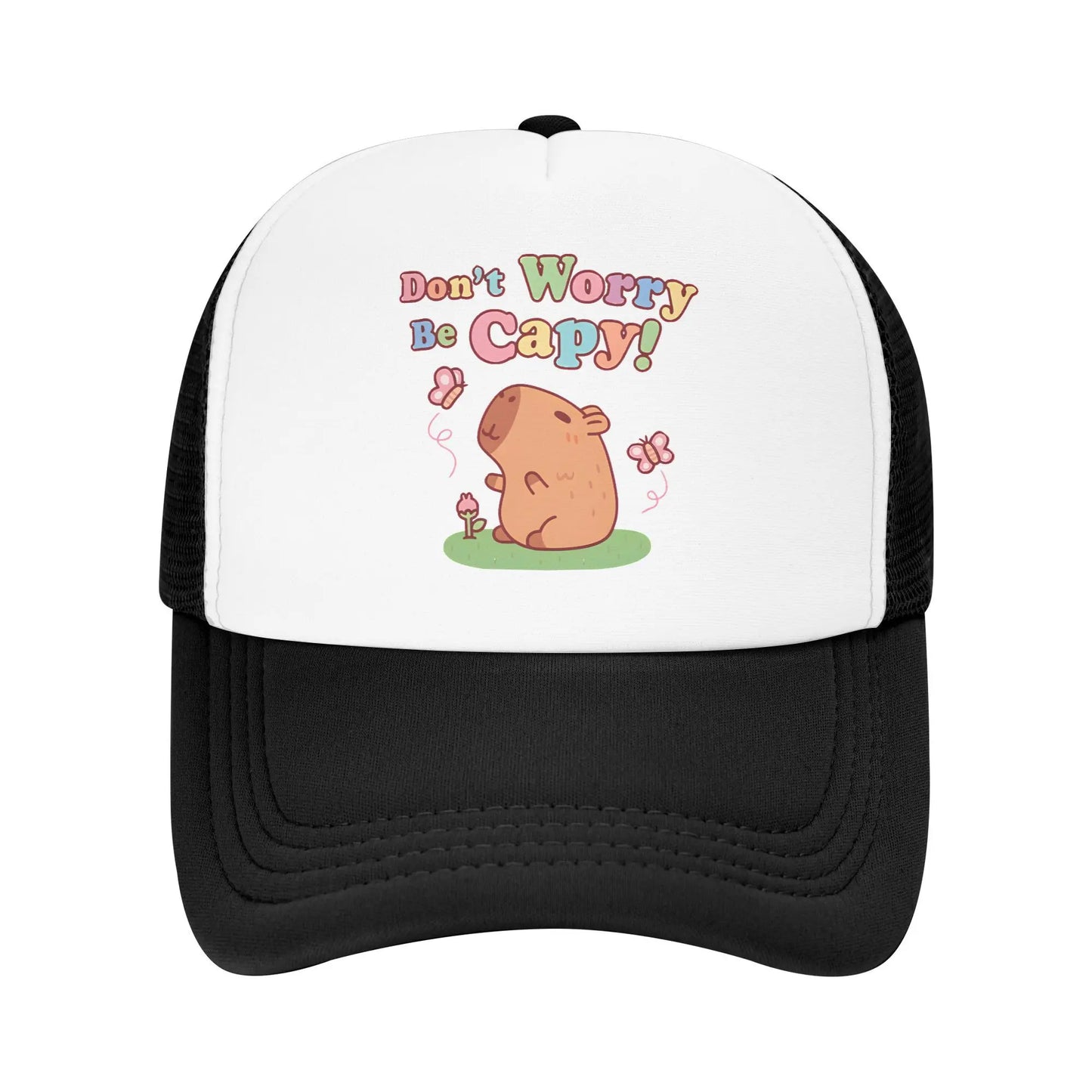 Capybara Trucker Hat – Adjustable Mesh Baseball Cap