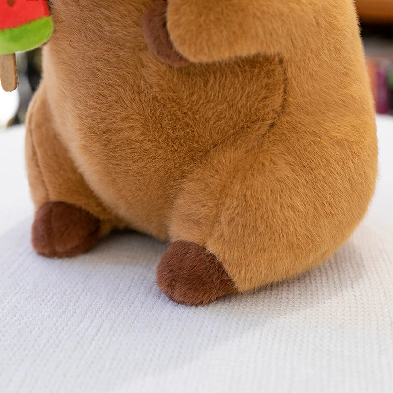 Watermelon Capybara Plush Toy – Cute Stuffed Animal Doll (23/30cm)