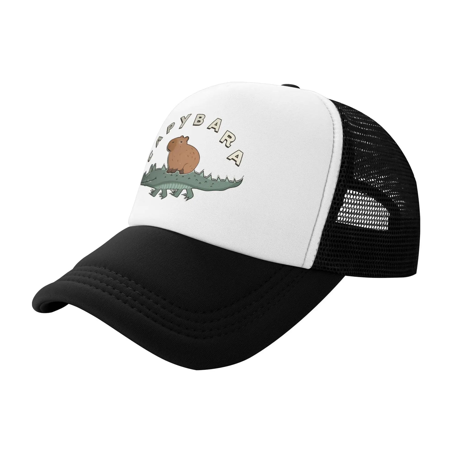 Capybara Trucker Hat – Adjustable Mesh Baseball Cap