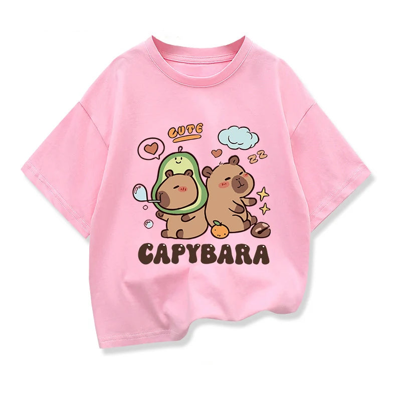 Cartoon Cotton T-Shirt for Kids (Ages 3-12) – Summer Casual Tee