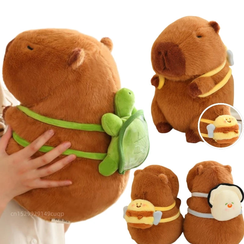 Kawaii Transform Capybara Plush – Cute, Soft & Collectible
