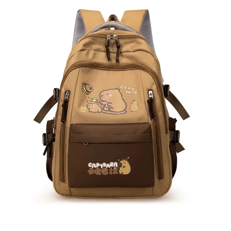 Capybara Cartoon Backpack – Lightweight, Durable & Adorably Cute