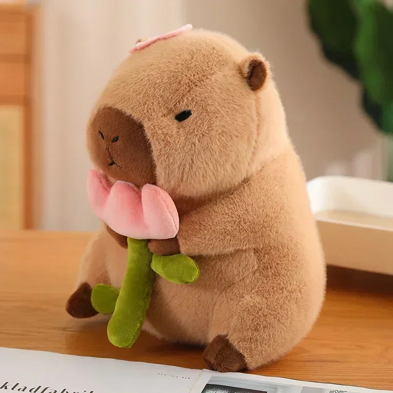Kawaii Capybara Plushies – Cute Toast Stuffed Animal Doll