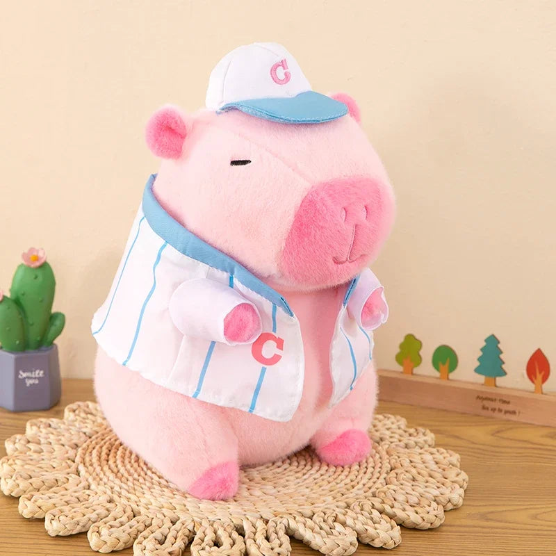 Fluffy Capybara Plush Toys – Big Kawaii Stuffed Animal (25/40/50cm)