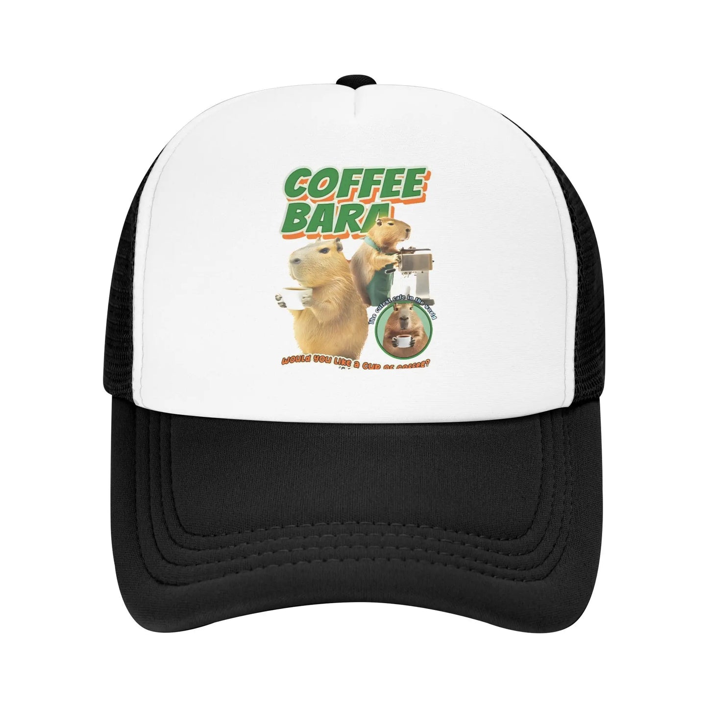 Capybara Trucker Hat – Adjustable Mesh Baseball Cap