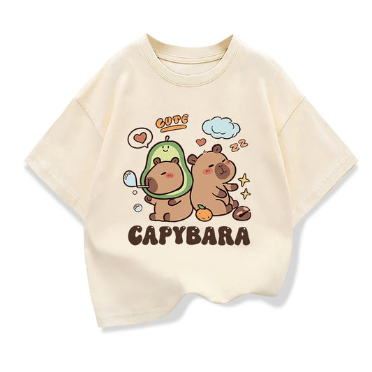 Cartoon Cotton T-Shirt for Kids (Ages 3-12) – Summer Casual Tee