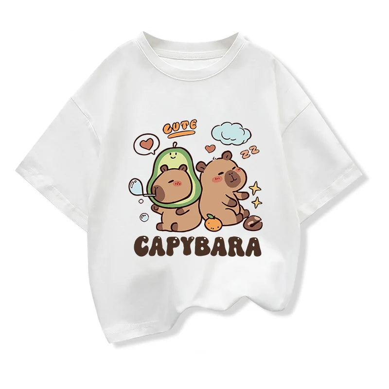 Cartoon Cotton T-Shirt for Kids (Ages 3-12) – Summer Casual Tee
