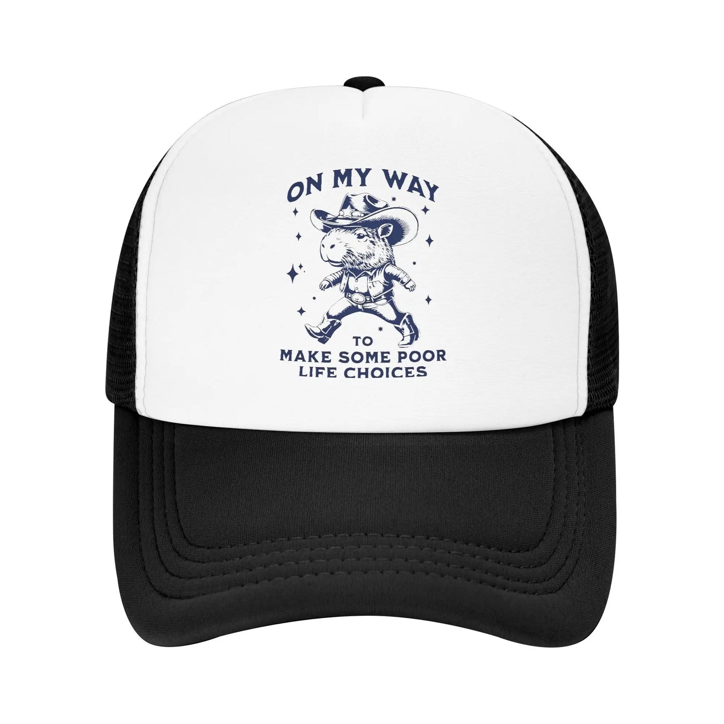 Capybara Trucker Hat – Adjustable Mesh Baseball Cap
