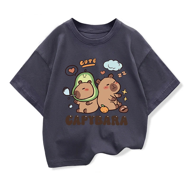 Cartoon Cotton T-Shirt for Kids (Ages 3-12) – Summer Casual Tee