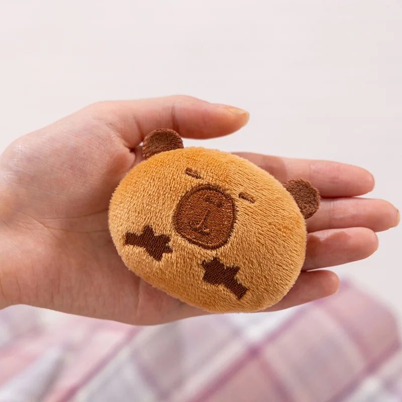 Capybara Snack Bag Plush Toy – Cute Soft Stuffed Animal Doll (19cm)