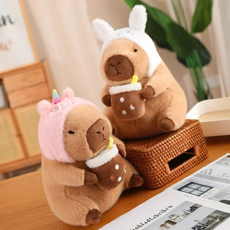 Kawaii Capybara Plushies – Cute Toast Stuffed Animal Doll