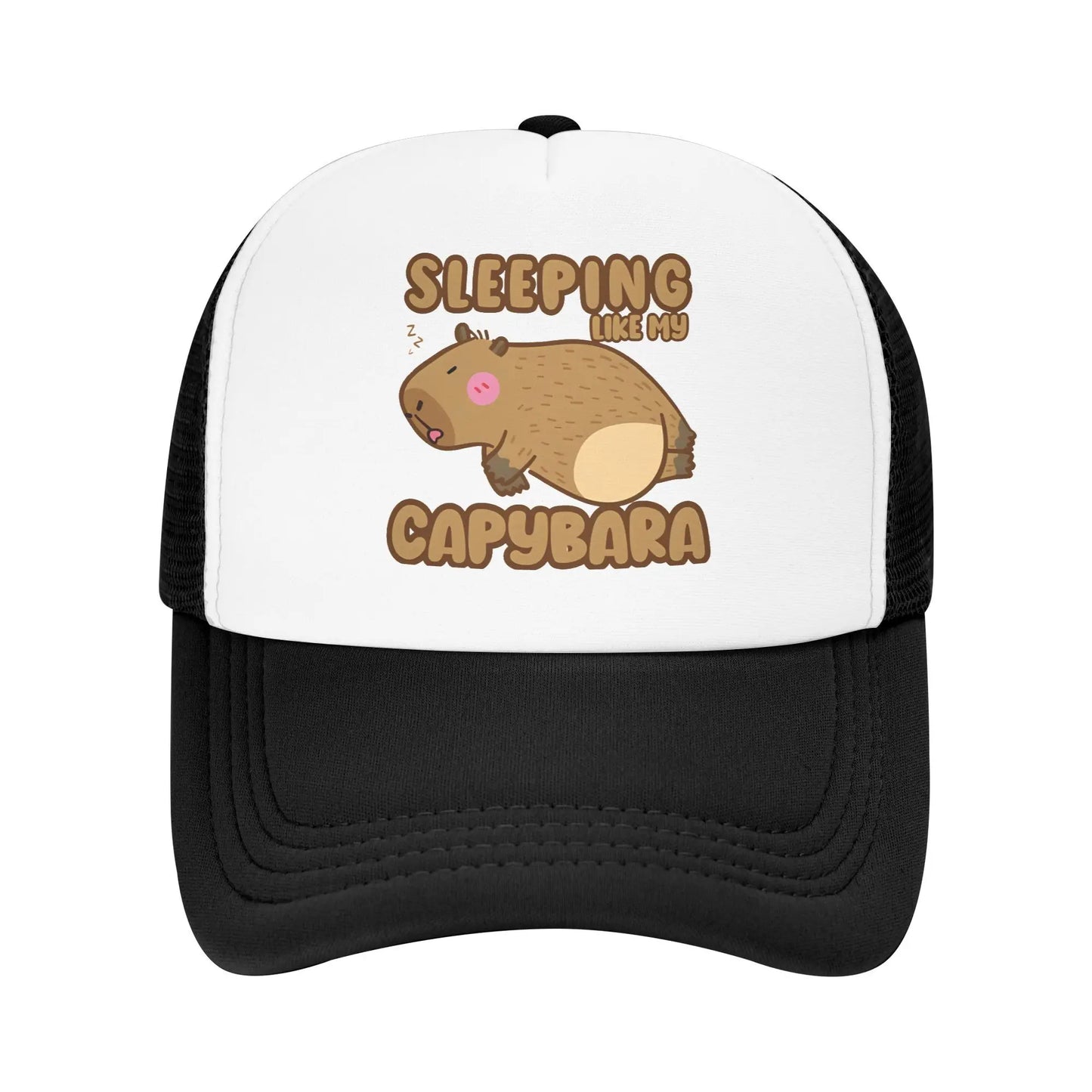 Capybara Trucker Hat – Adjustable Mesh Baseball Cap