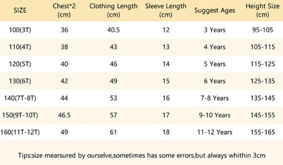 Cute Capybara Kids Clothing Short Sleeve T-shirt Girls